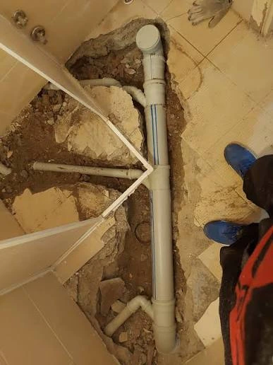 Tesisat onarımı çalışması