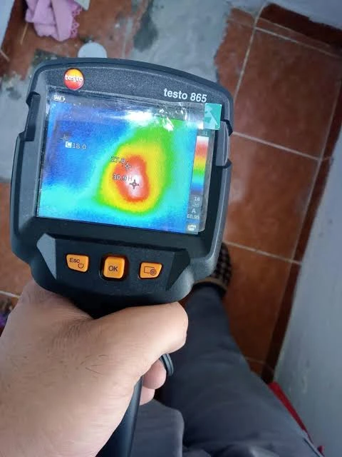 Termal kamera ile kaçak tespiti